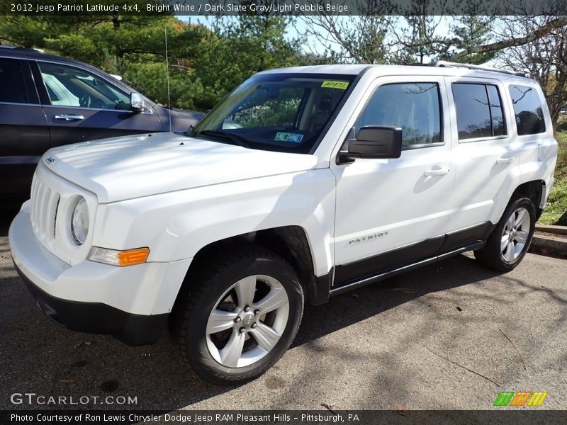 Bright White / Dark Slate Gray/Light Pebble Beige 2012 Jeep Patriot Latitude 4x4