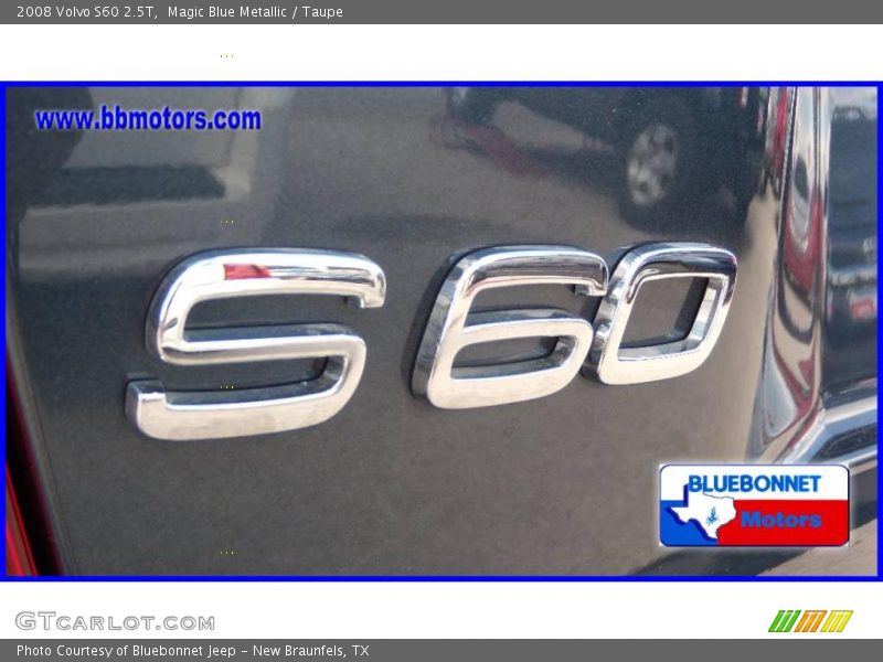 Magic Blue Metallic / Taupe 2008 Volvo S60 2.5T