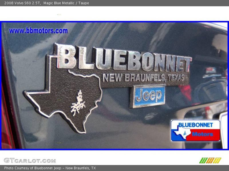 Magic Blue Metallic / Taupe 2008 Volvo S60 2.5T