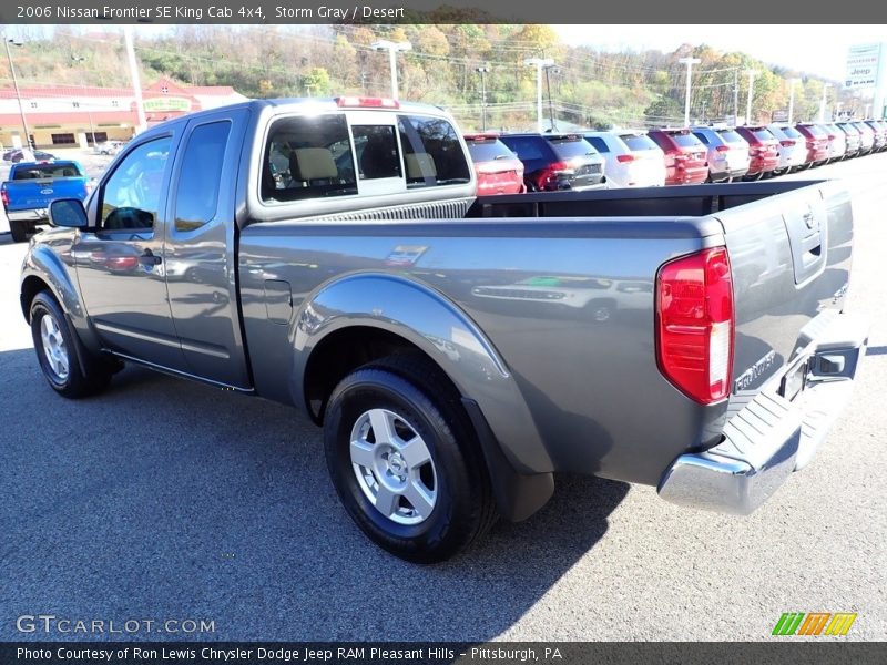 Storm Gray / Desert 2006 Nissan Frontier SE King Cab 4x4