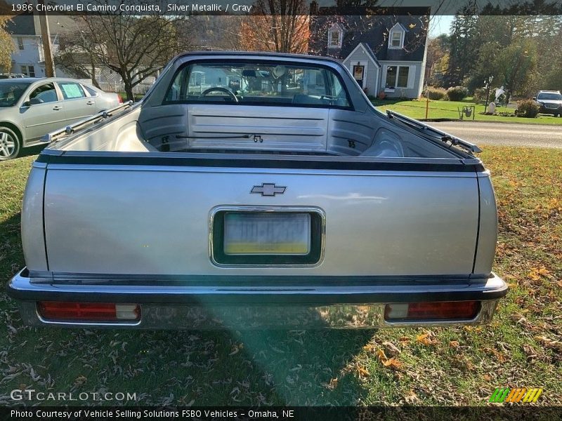 Silver Metallic / Gray 1986 Chevrolet El Camino Conquista