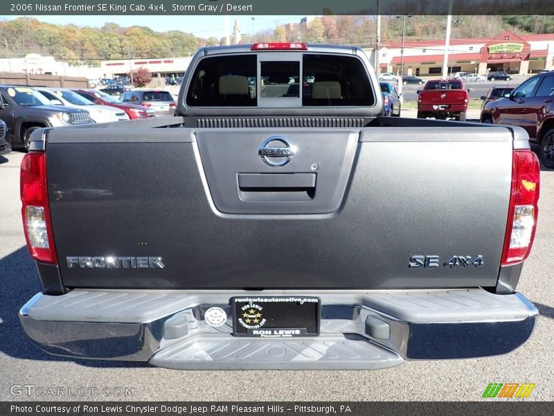 Storm Gray / Desert 2006 Nissan Frontier SE King Cab 4x4