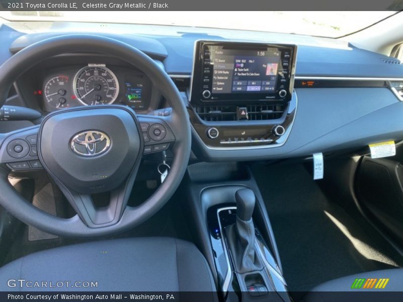 Celestite Gray Metallic / Black 2021 Toyota Corolla LE