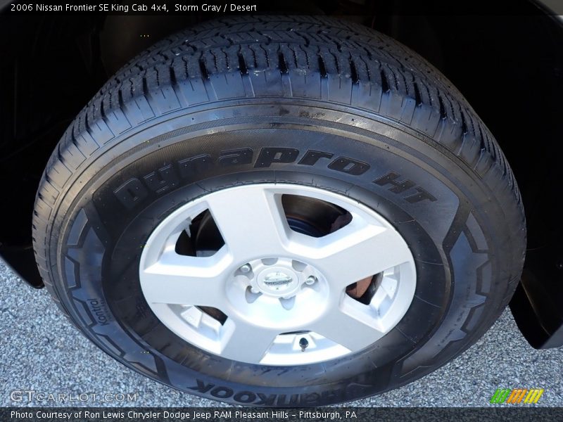 Storm Gray / Desert 2006 Nissan Frontier SE King Cab 4x4