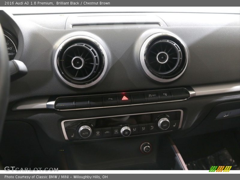 Brilliant Black / Chestnut Brown 2016 Audi A3 1.8 Premium