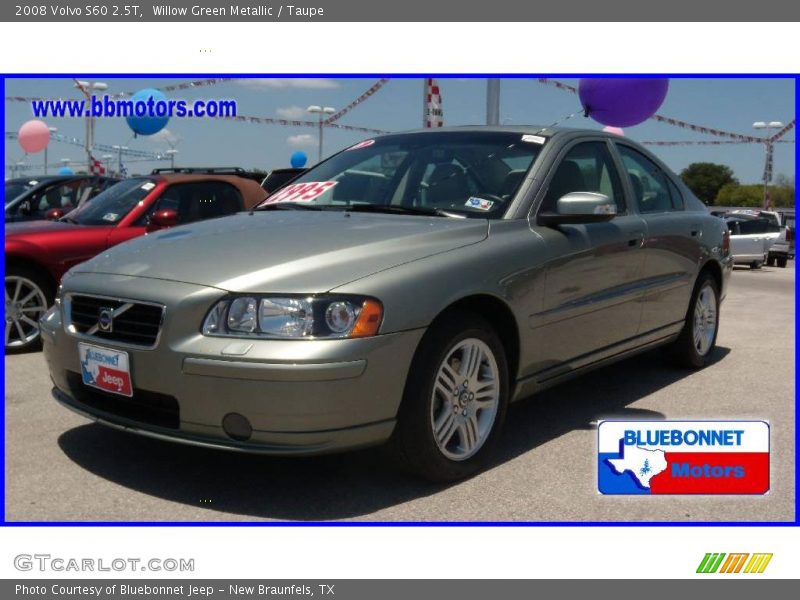 Willow Green Metallic / Taupe 2008 Volvo S60 2.5T
