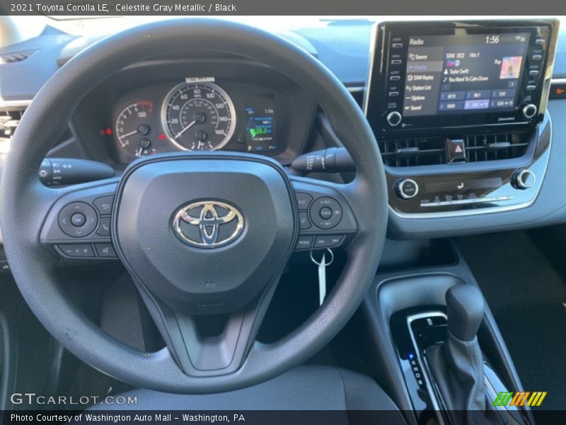 Celestite Gray Metallic / Black 2021 Toyota Corolla LE