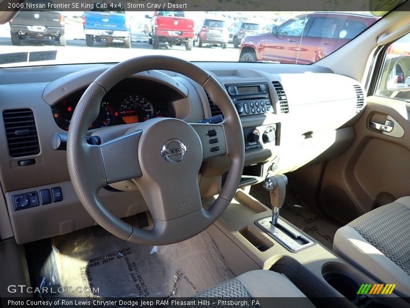 Storm Gray / Desert 2006 Nissan Frontier SE King Cab 4x4