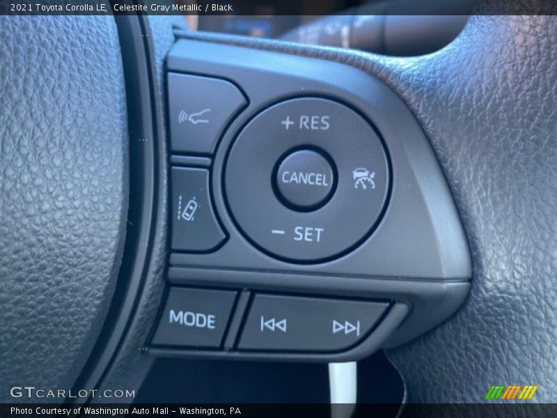 Celestite Gray Metallic / Black 2021 Toyota Corolla LE
