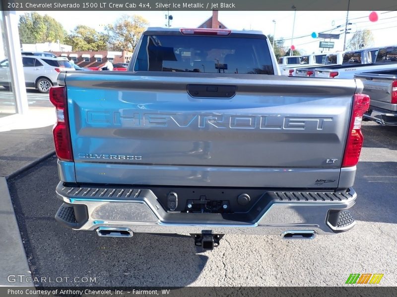 Silver Ice Metallic / Jet Black 2021 Chevrolet Silverado 1500 LT Crew Cab 4x4