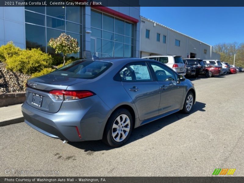 Celestite Gray Metallic / Black 2021 Toyota Corolla LE