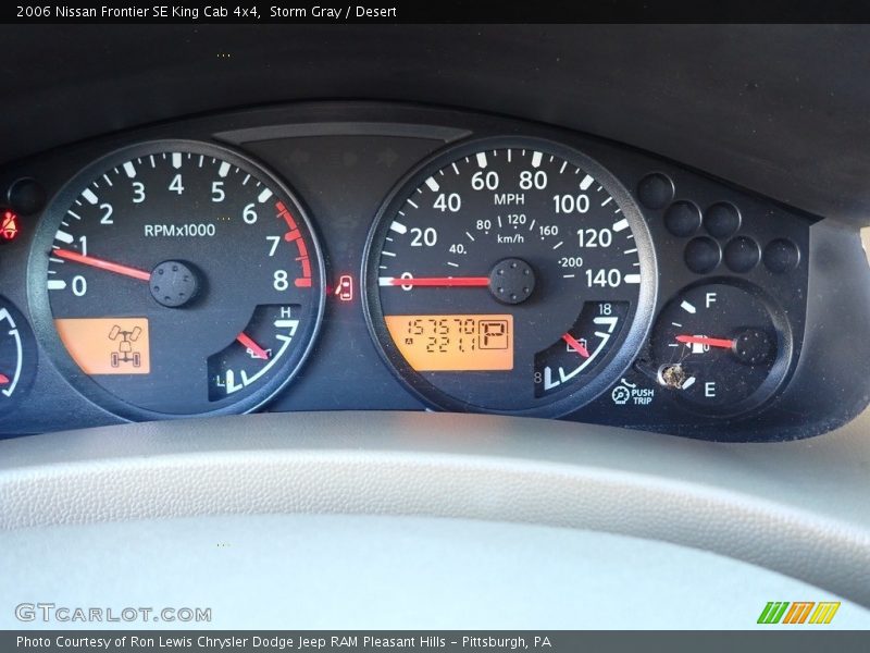 Storm Gray / Desert 2006 Nissan Frontier SE King Cab 4x4