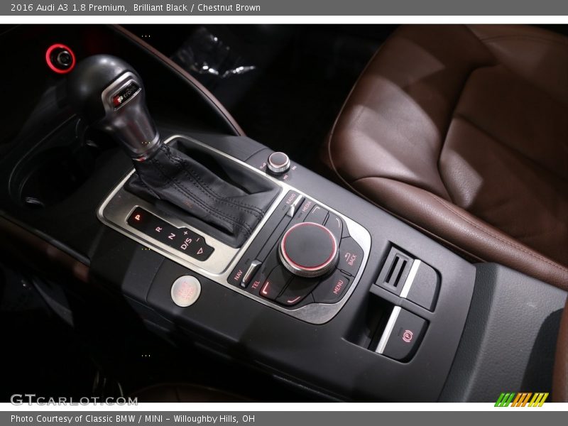 Brilliant Black / Chestnut Brown 2016 Audi A3 1.8 Premium
