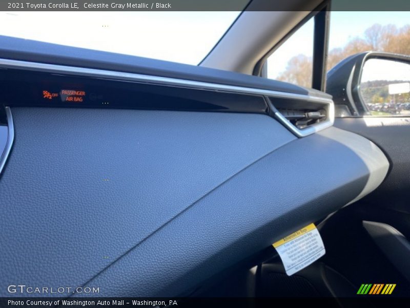 Celestite Gray Metallic / Black 2021 Toyota Corolla LE