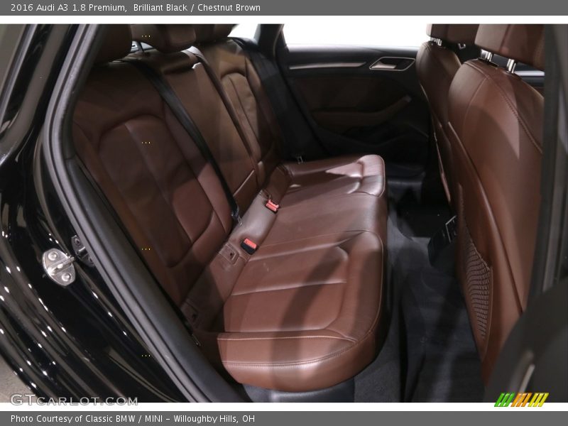 Brilliant Black / Chestnut Brown 2016 Audi A3 1.8 Premium