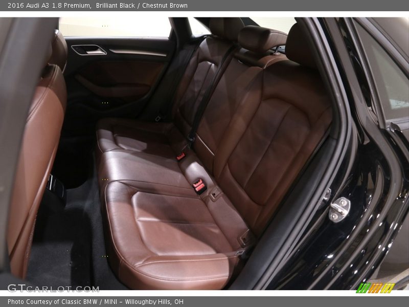 Brilliant Black / Chestnut Brown 2016 Audi A3 1.8 Premium
