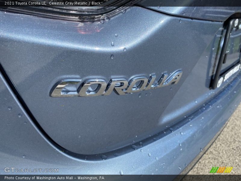 Celestite Gray Metallic / Black 2021 Toyota Corolla LE