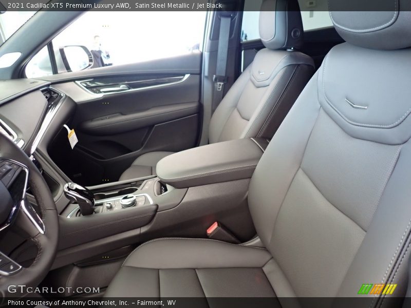 Satin Steel Metallic / Jet Black 2021 Cadillac XT5 Premium Luxury AWD