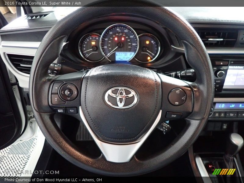 Super White / Ash 2016 Toyota Corolla LE