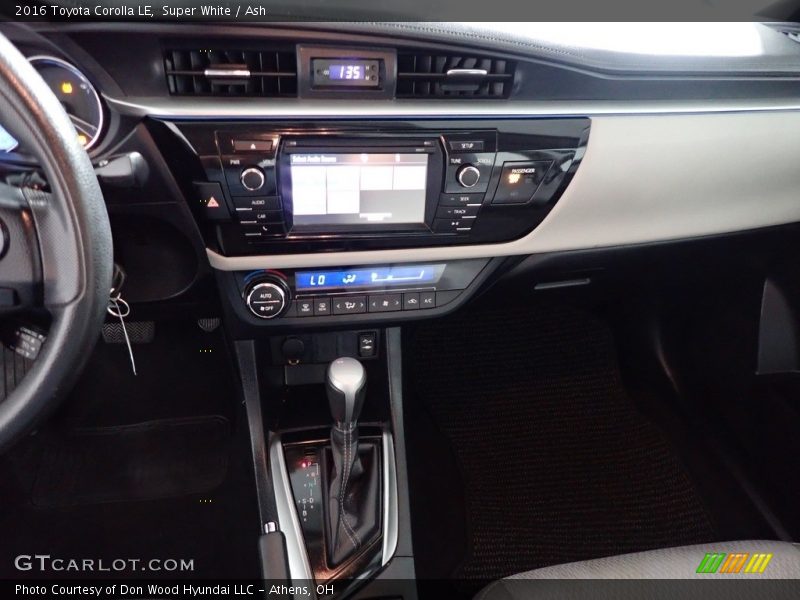 Super White / Ash 2016 Toyota Corolla LE