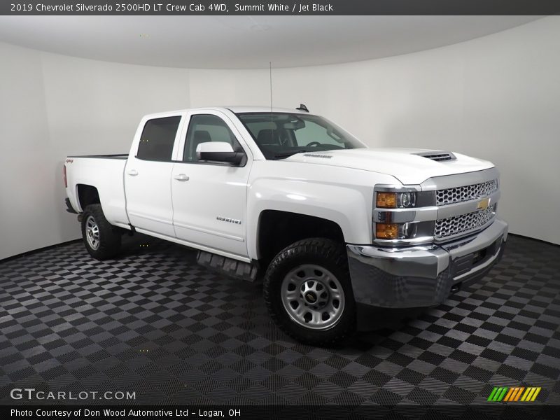 Summit White / Jet Black 2019 Chevrolet Silverado 2500HD LT Crew Cab 4WD
