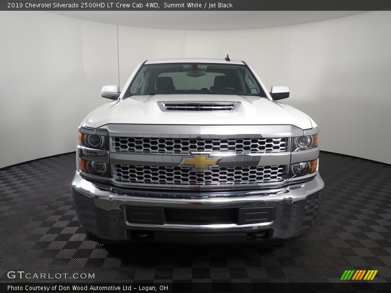 Summit White / Jet Black 2019 Chevrolet Silverado 2500HD LT Crew Cab 4WD