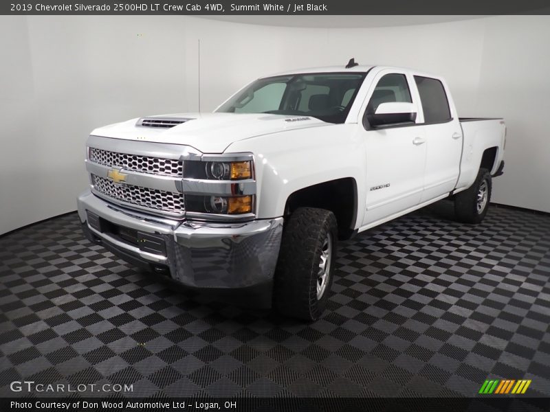 Summit White / Jet Black 2019 Chevrolet Silverado 2500HD LT Crew Cab 4WD