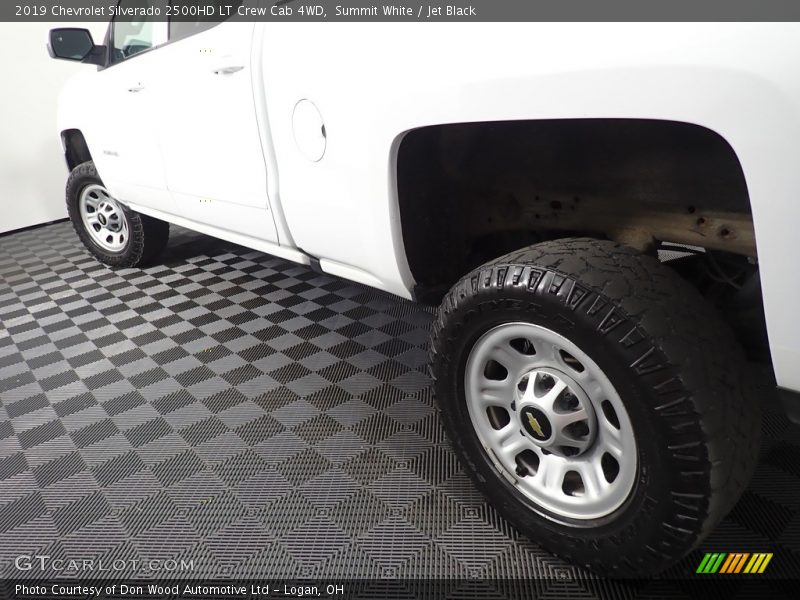 Summit White / Jet Black 2019 Chevrolet Silverado 2500HD LT Crew Cab 4WD
