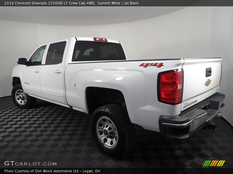 Summit White / Jet Black 2019 Chevrolet Silverado 2500HD LT Crew Cab 4WD