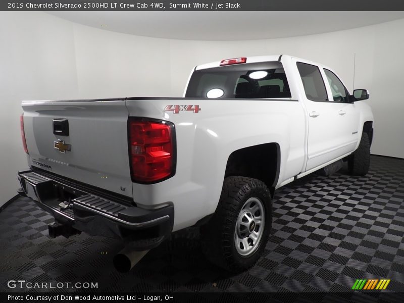 Summit White / Jet Black 2019 Chevrolet Silverado 2500HD LT Crew Cab 4WD