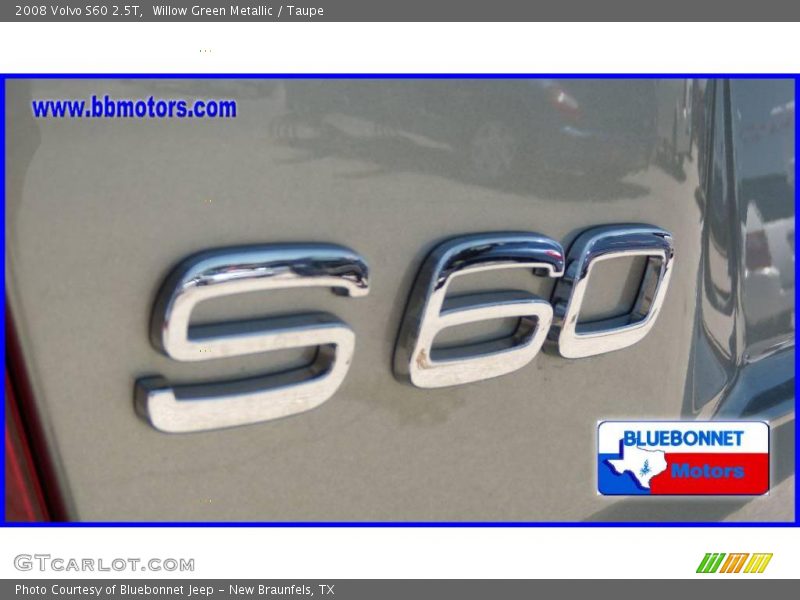 Willow Green Metallic / Taupe 2008 Volvo S60 2.5T