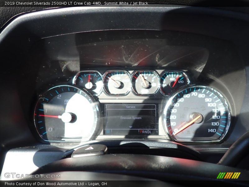 Summit White / Jet Black 2019 Chevrolet Silverado 2500HD LT Crew Cab 4WD