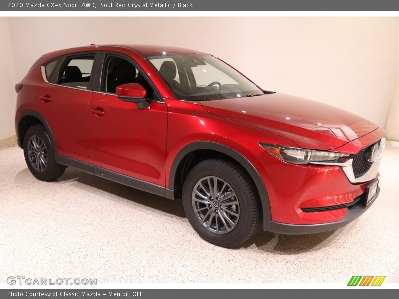 Soul Red Crystal Metallic / Black 2020 Mazda CX-5 Sport AWD