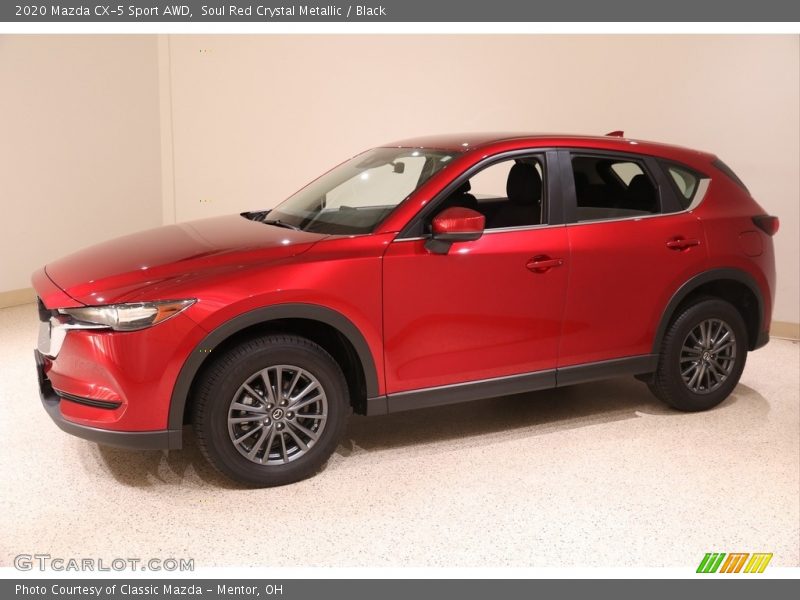 Soul Red Crystal Metallic / Black 2020 Mazda CX-5 Sport AWD