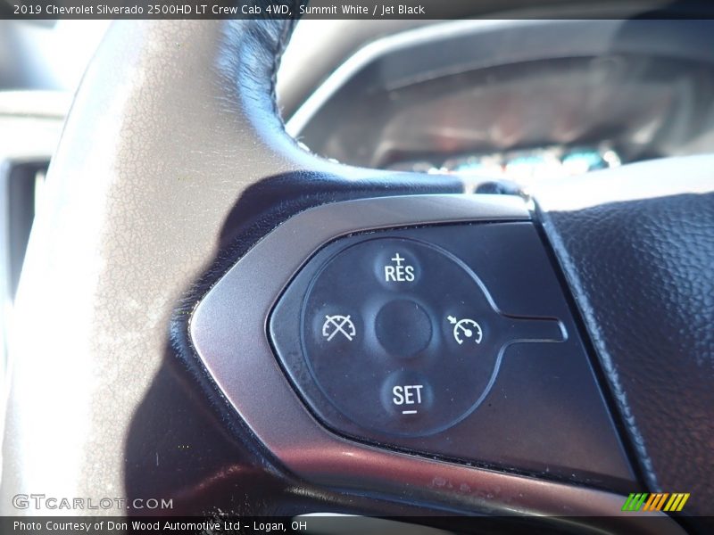 Summit White / Jet Black 2019 Chevrolet Silverado 2500HD LT Crew Cab 4WD