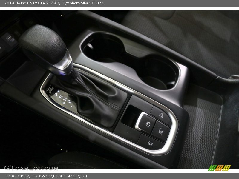 Symphony Silver / Black 2019 Hyundai Santa Fe SE AWD