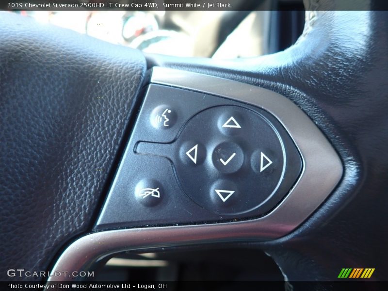 Summit White / Jet Black 2019 Chevrolet Silverado 2500HD LT Crew Cab 4WD