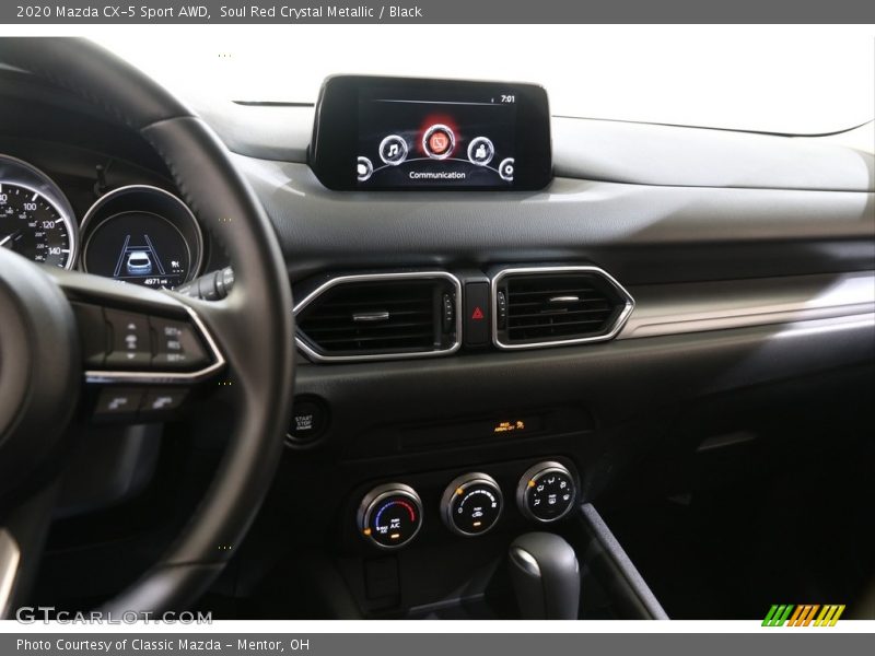 Soul Red Crystal Metallic / Black 2020 Mazda CX-5 Sport AWD