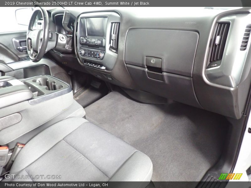 Summit White / Jet Black 2019 Chevrolet Silverado 2500HD LT Crew Cab 4WD