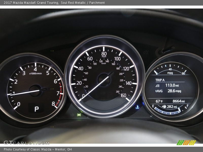 Soul Red Metallic / Parchment 2017 Mazda Mazda6 Grand Touring