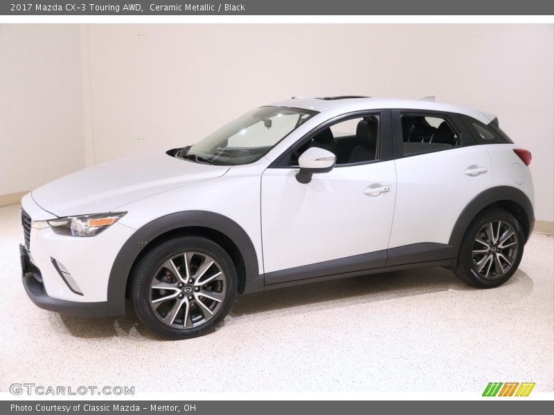 Ceramic Metallic / Black 2017 Mazda CX-3 Touring AWD