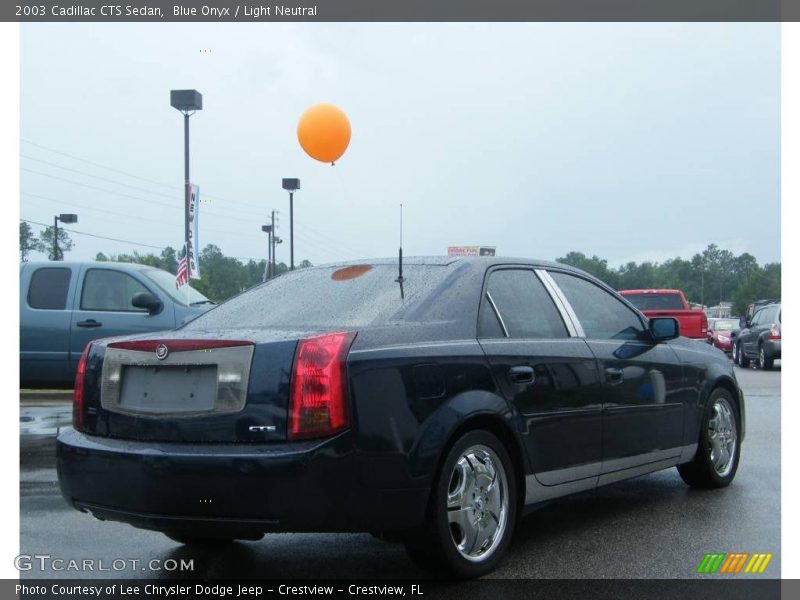 Blue Onyx / Light Neutral 2003 Cadillac CTS Sedan