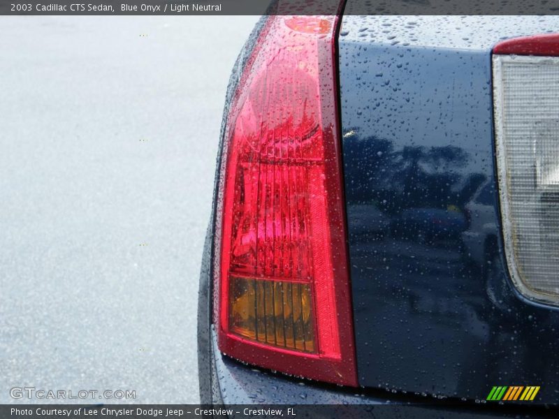 Blue Onyx / Light Neutral 2003 Cadillac CTS Sedan