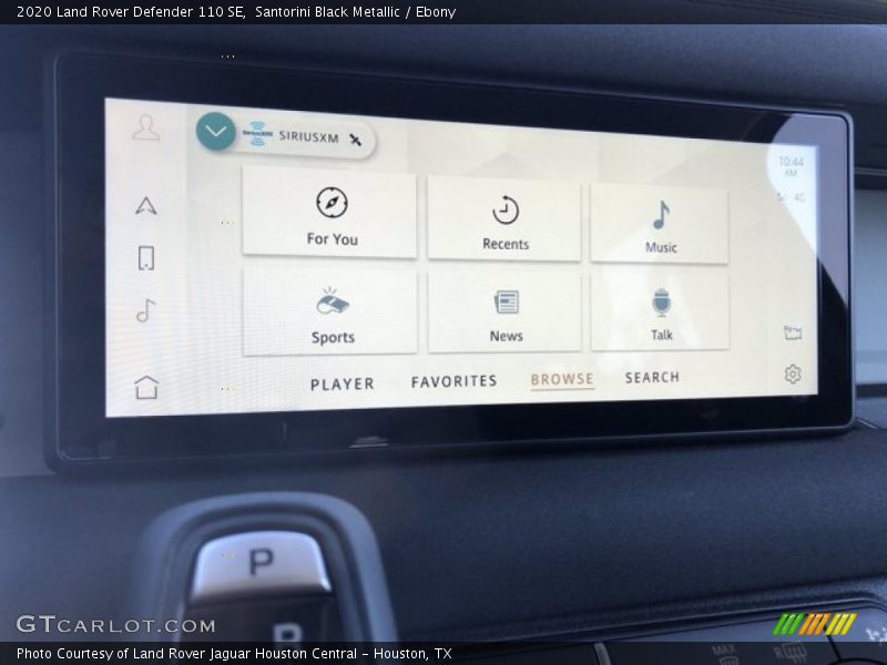 Santorini Black Metallic / Ebony 2020 Land Rover Defender 110 SE