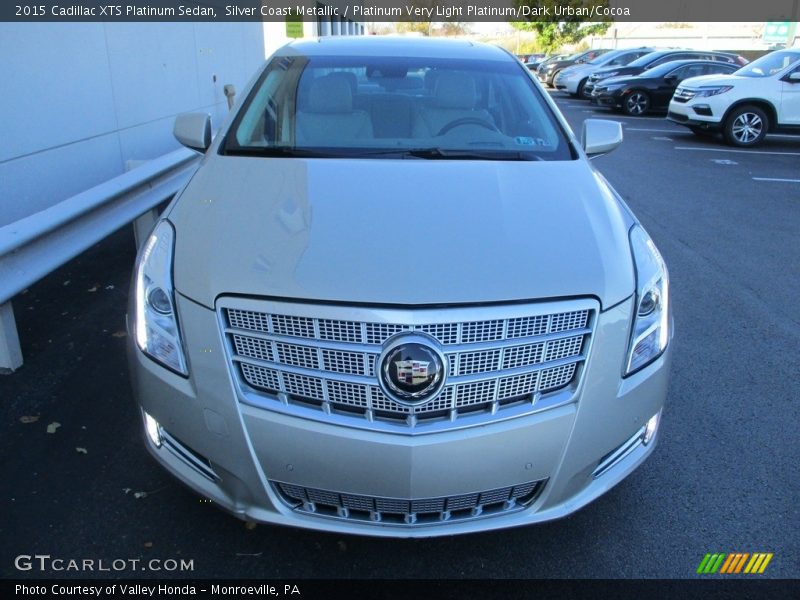 Silver Coast Metallic / Platinum Very Light Platinum/Dark Urban/Cocoa 2015 Cadillac XTS Platinum Sedan