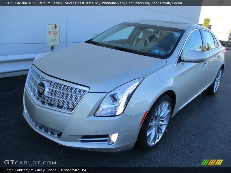 Silver Coast Metallic / Platinum Very Light Platinum/Dark Urban/Cocoa 2015 Cadillac XTS Platinum Sedan