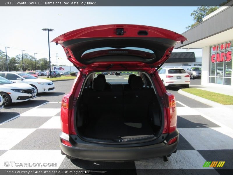 Barcelona Red Metallic / Black 2015 Toyota RAV4 LE