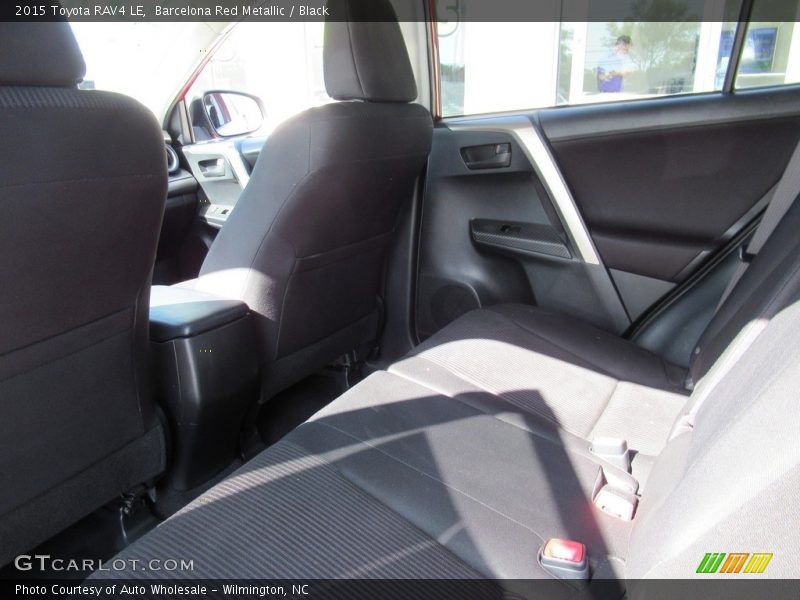 Barcelona Red Metallic / Black 2015 Toyota RAV4 LE
