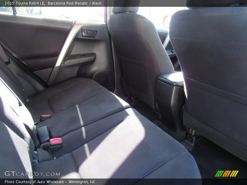 Barcelona Red Metallic / Black 2015 Toyota RAV4 LE