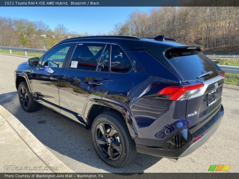 Blueprint / Black 2021 Toyota RAV4 XSE AWD Hybrid